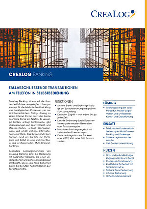 CreaLog Banking Title Picture